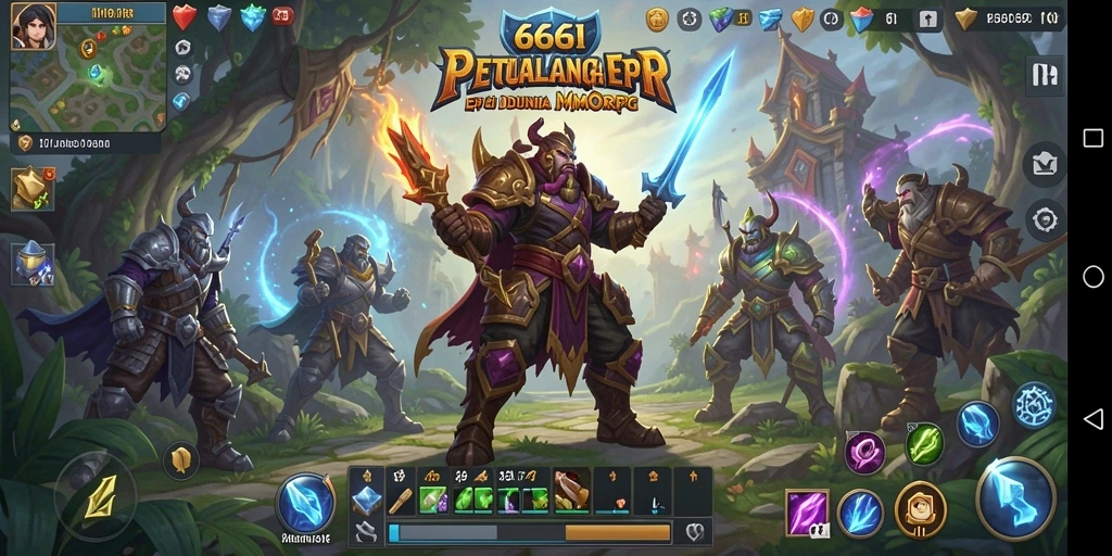 Screenshot gameplay 666I menampilkan aksi seru dalam dunia MMORPG.