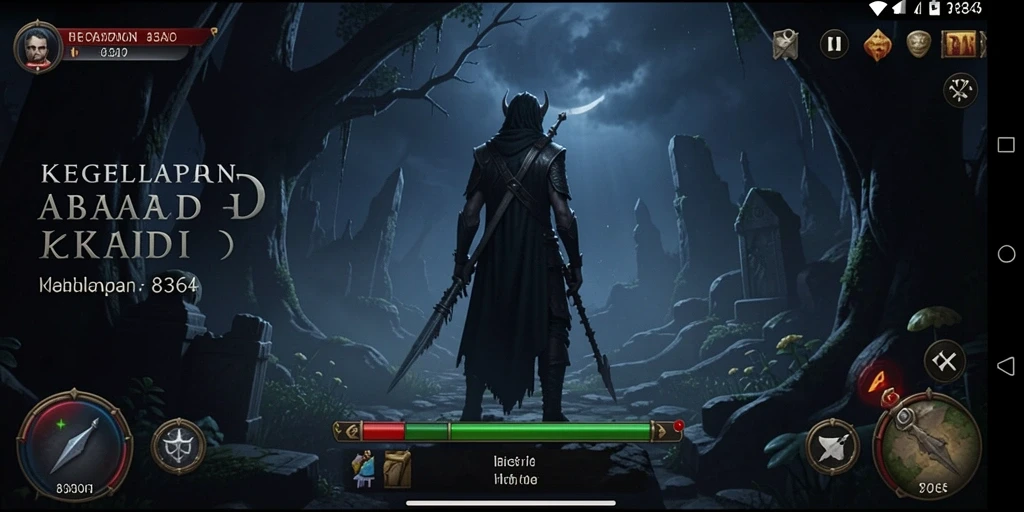 Gameplay menegangkan di dunia kegelapan yang misterius.