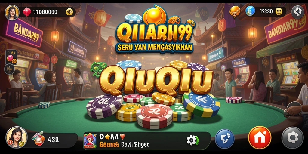 Screenshot BANDAR99 menampilkan gameplay QiuQiu yang menarik.
