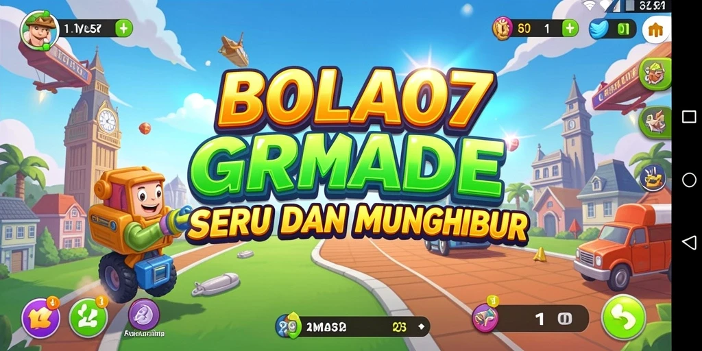 Screenshot gameplay <strong>BOLA07</strong> menunjukkan aksi seru dalam level menantang.