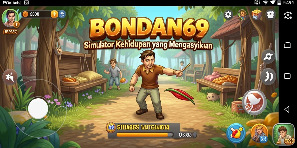 Tangkapan layar utama BONDAN69 menampilkan gameplay simulasi yang imersif.