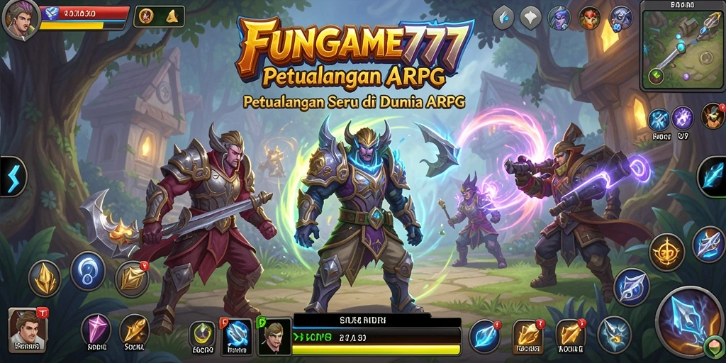 Gameplay seru FUNGAME777 yang penuh aksi dan strategi.