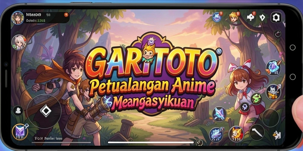 Tampilan menarik dari gameplay GARITOTO dengan karakter Anime yang beragam.