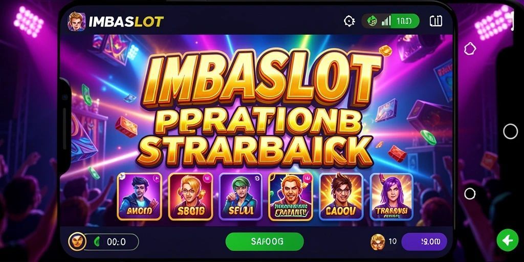 Tangkapan layar menampilkan aksi mendebarkan dalam permainan slot IMBASLOT.