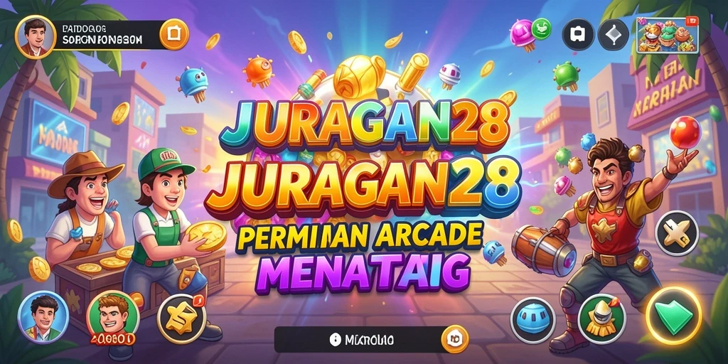 Screenshot JURAGAN28 menampilkan aksi seru dalam gameplay Arcade.