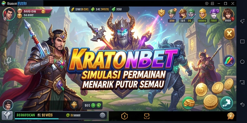 Screenshot utama KRATONBET menampilkan pengalaman gameplay Simulation yang seru.