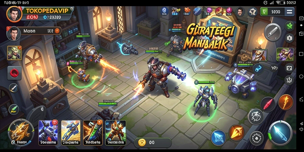 Tampilan gameplay menarik dari TOKOPEDIAVIP yang menunjukkan manajemen toko.