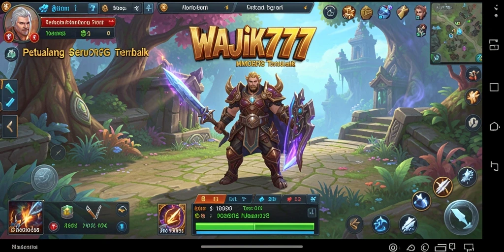 Tampilan gameplay menarik WAJIK777 dengan pertarungan seru dan dunia luas.